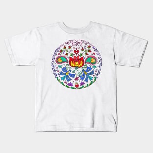 Circle of Flowers Kids T-Shirt